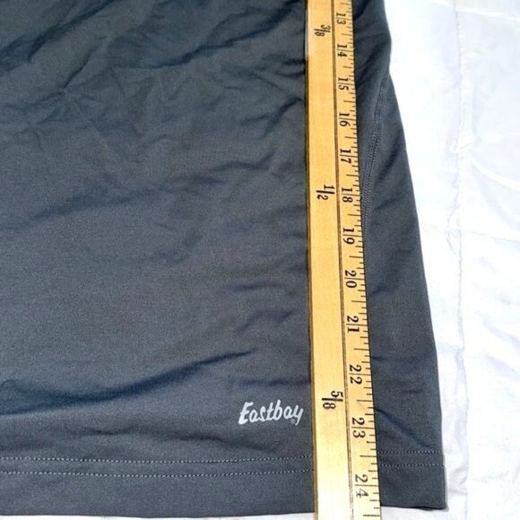 Eastbay Mens Sleeveless Black Performance Shirt M Polyester/Spandex Blend - Picture 5 of 5